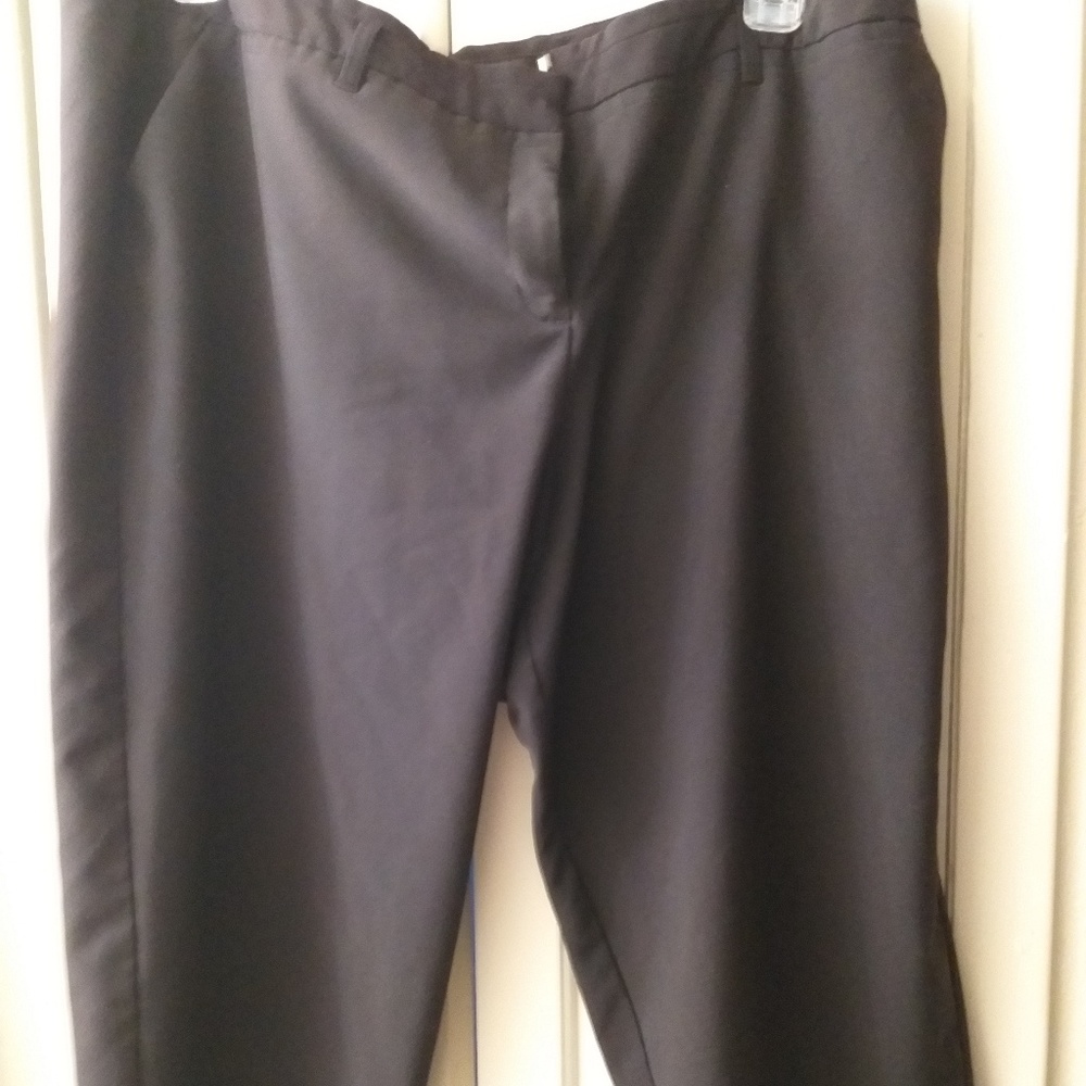 Plus size capri dress pants